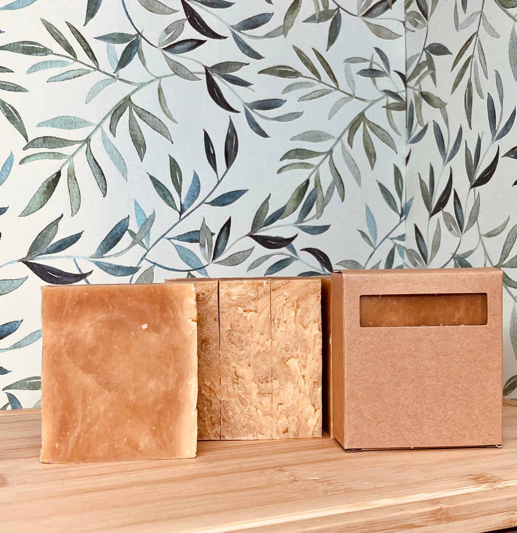 Orange Lemon Grass Goat Milk Soap 1"