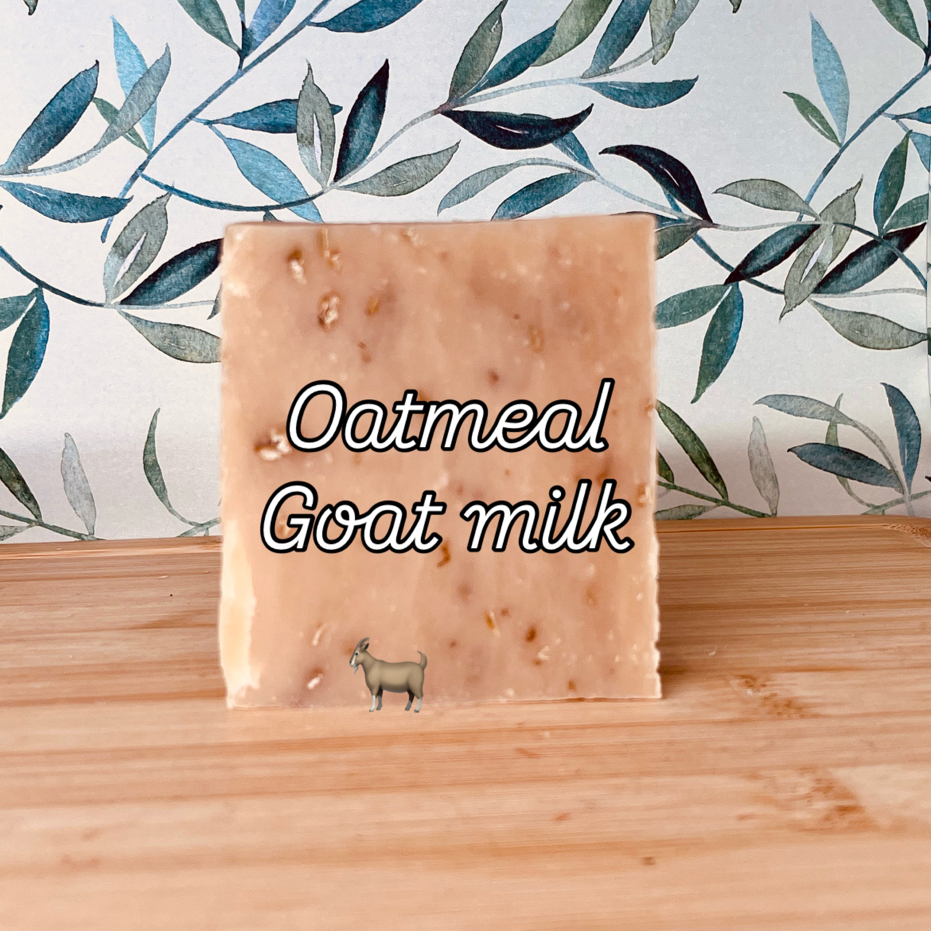 Unscented Oatmeal Goat Milk Soap 1"