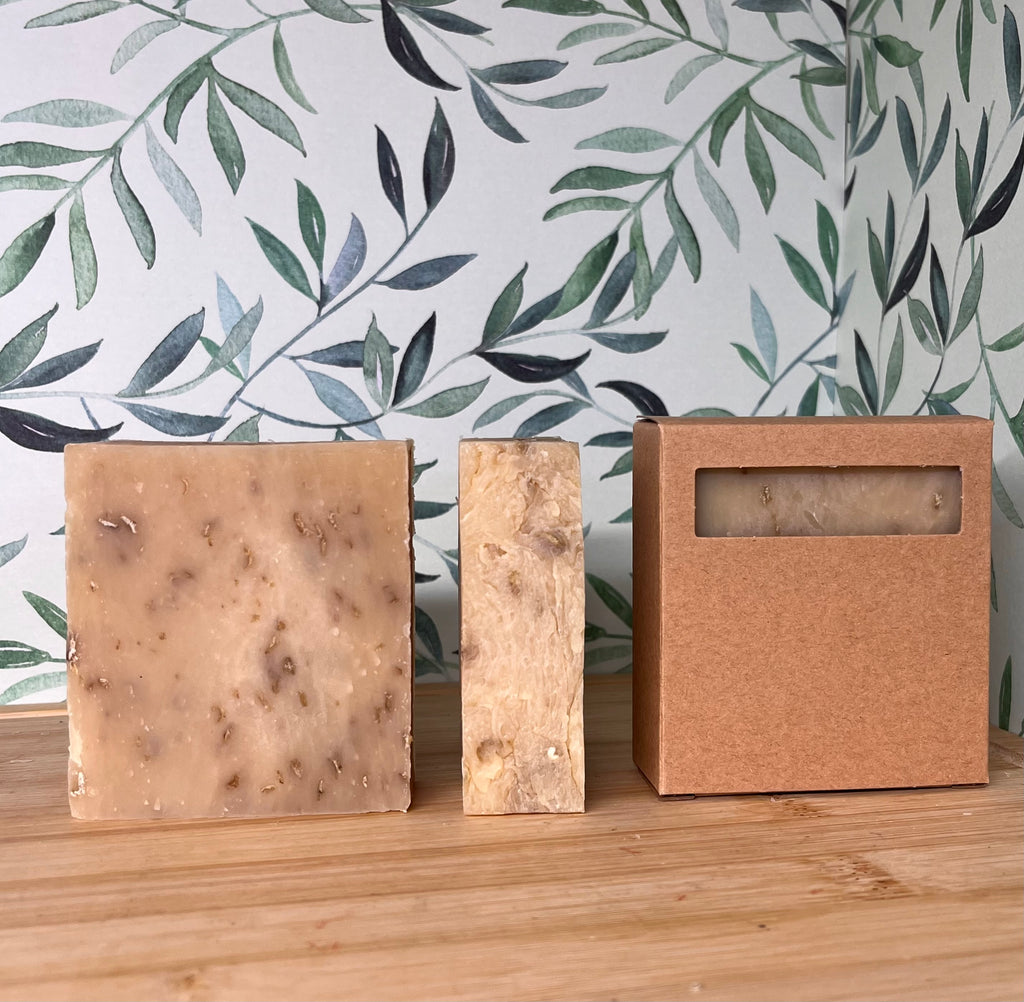 Unscented Oatmeal Goat Milk Soap 1"