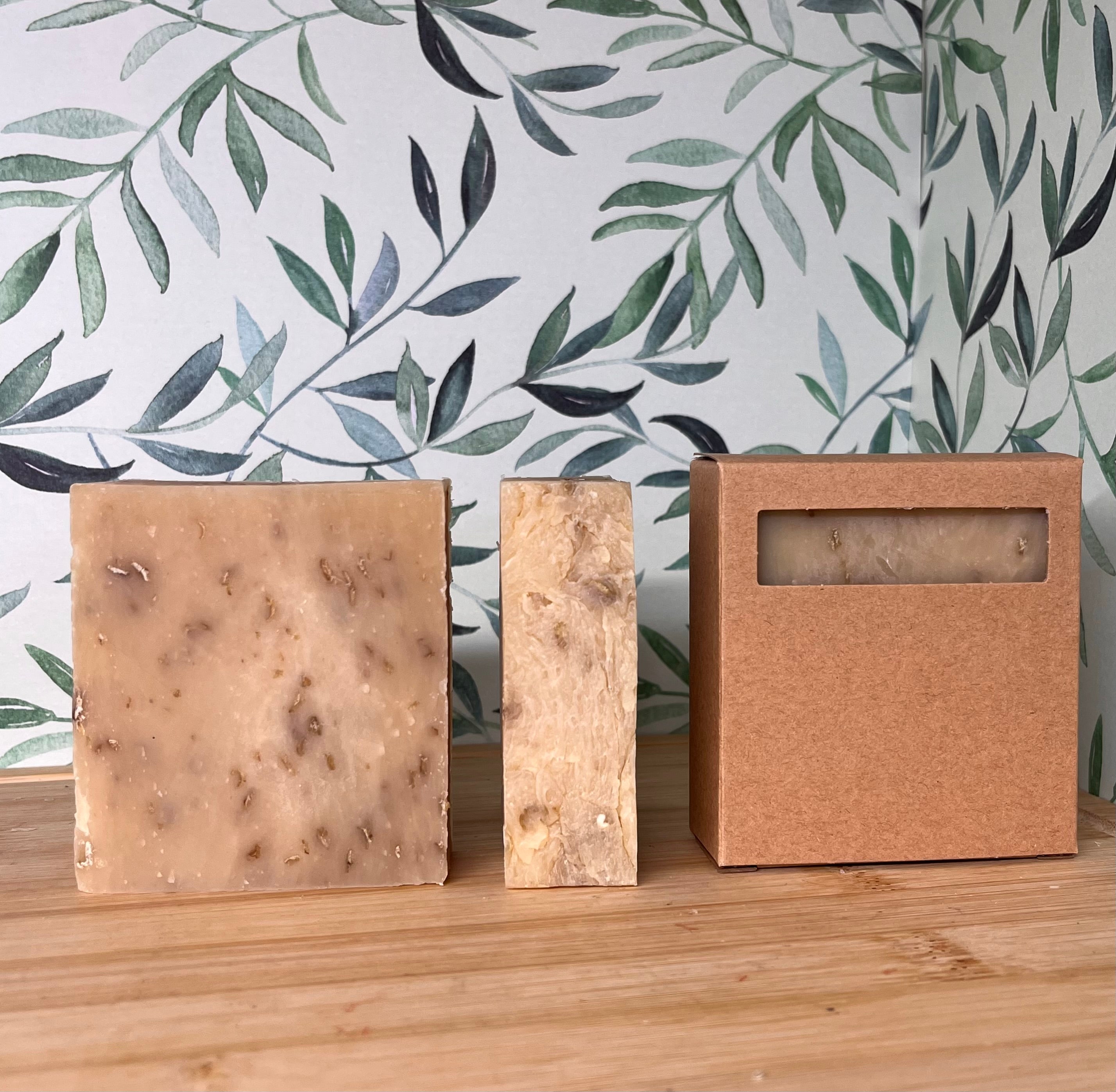 Unscented Oatmeal Goat Milk Soap 1"