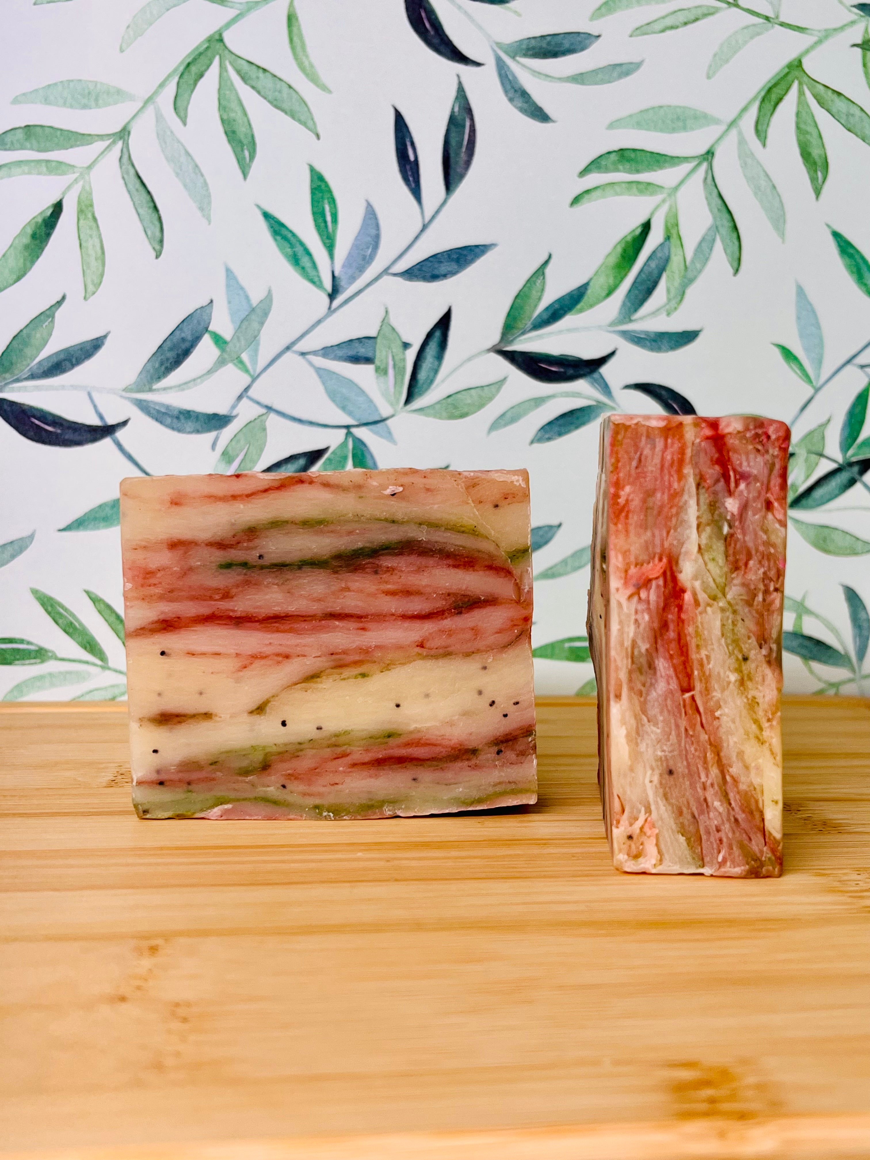 Holiday Cheer Bar Soap 1". Olive Oil and Shea Butter