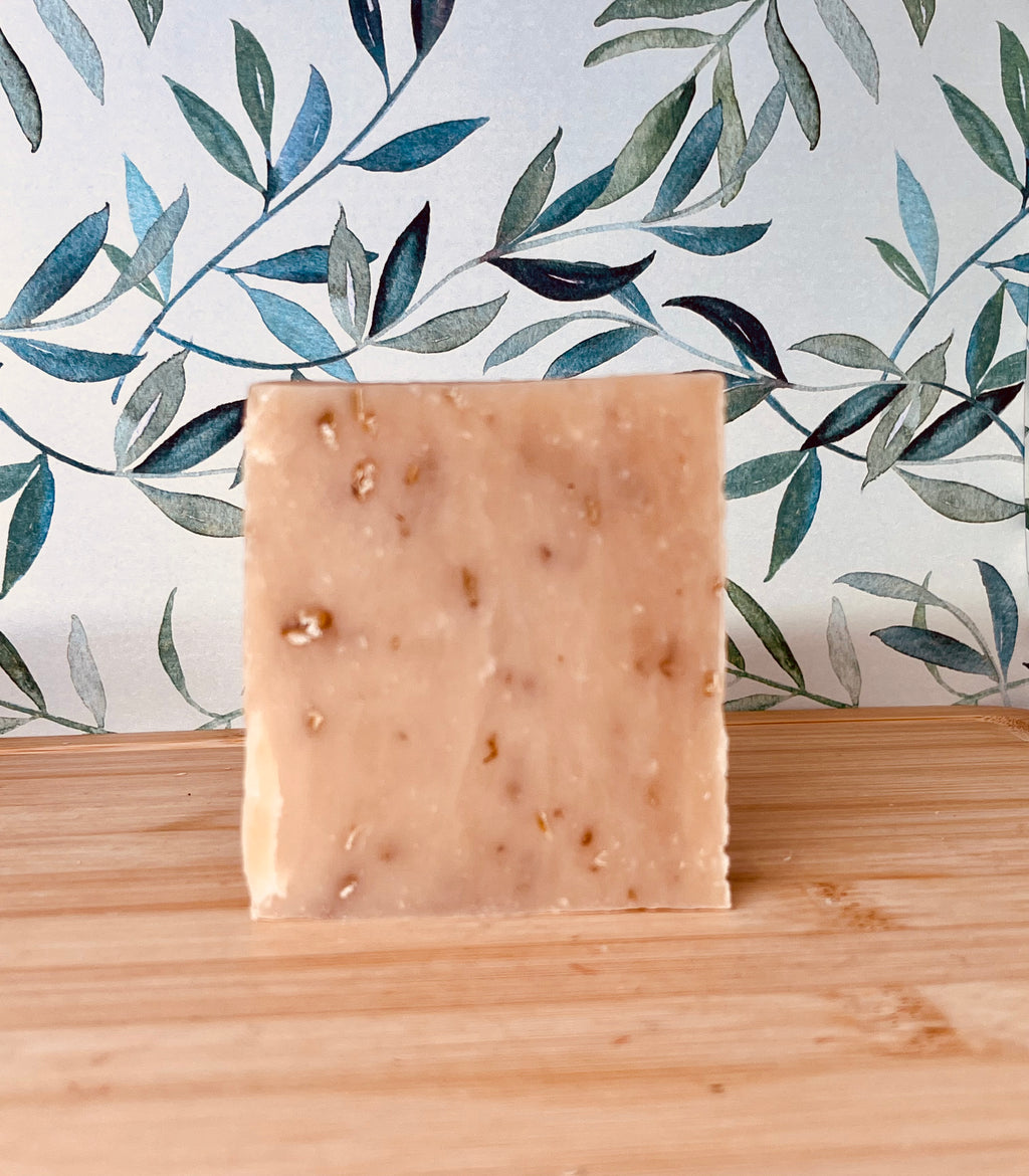 Unscented Oatmeal Goat Milk Soap 1"