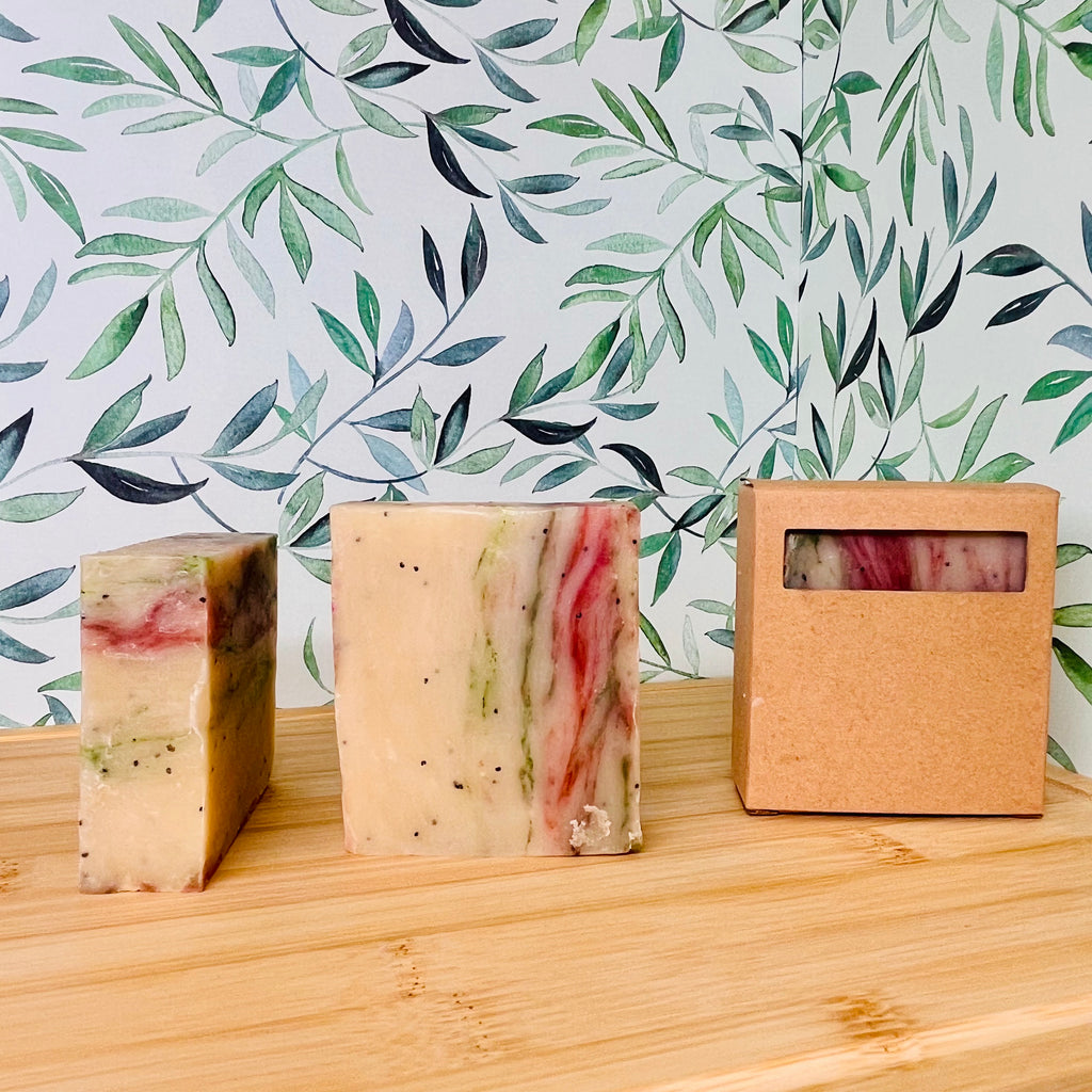 Holiday Cheer Bar Soap 1". Olive Oil and Shea Butter