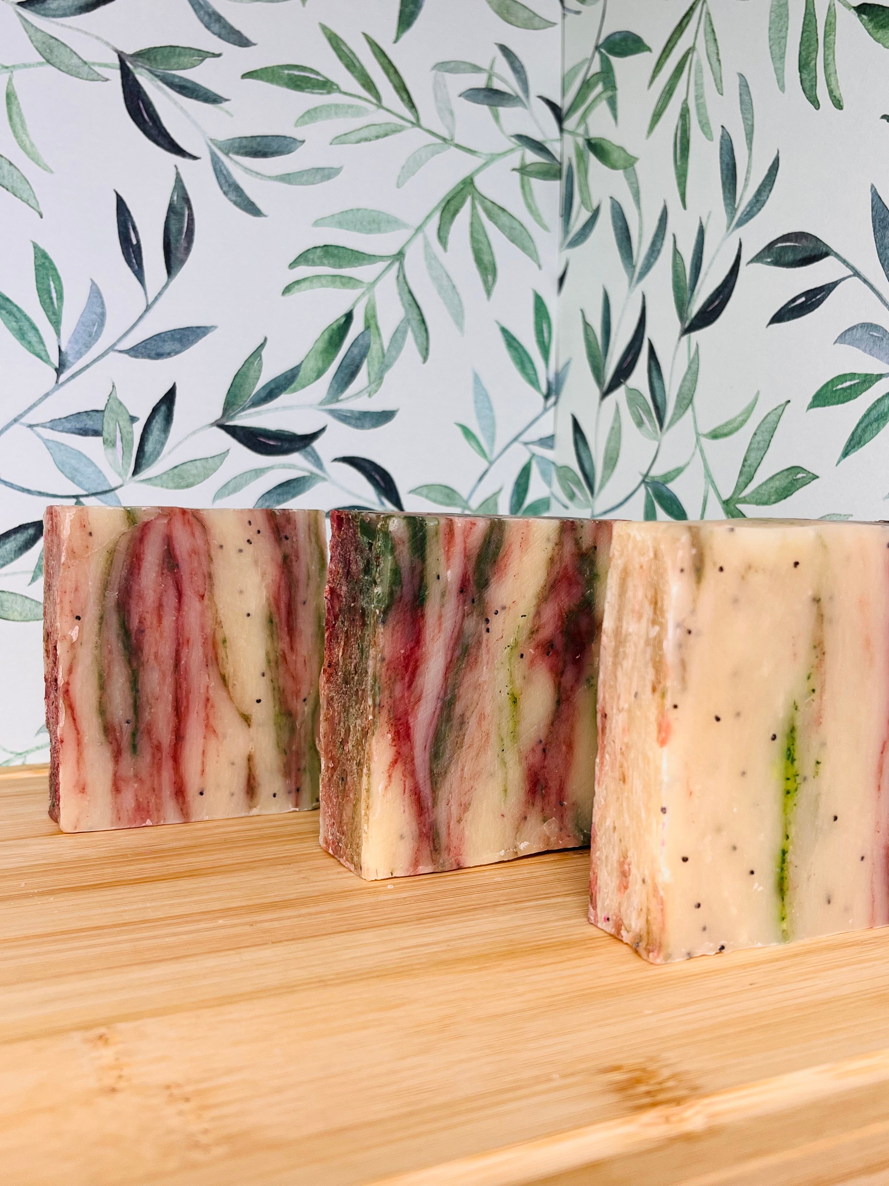 Holiday Cheer Bar Soap 1". Olive Oil and Shea Butter