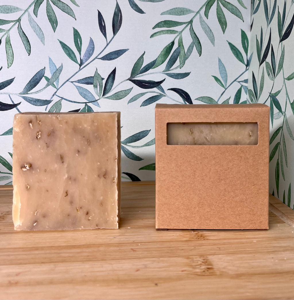 Unscented Oatmeal Goat Milk Soap 1"