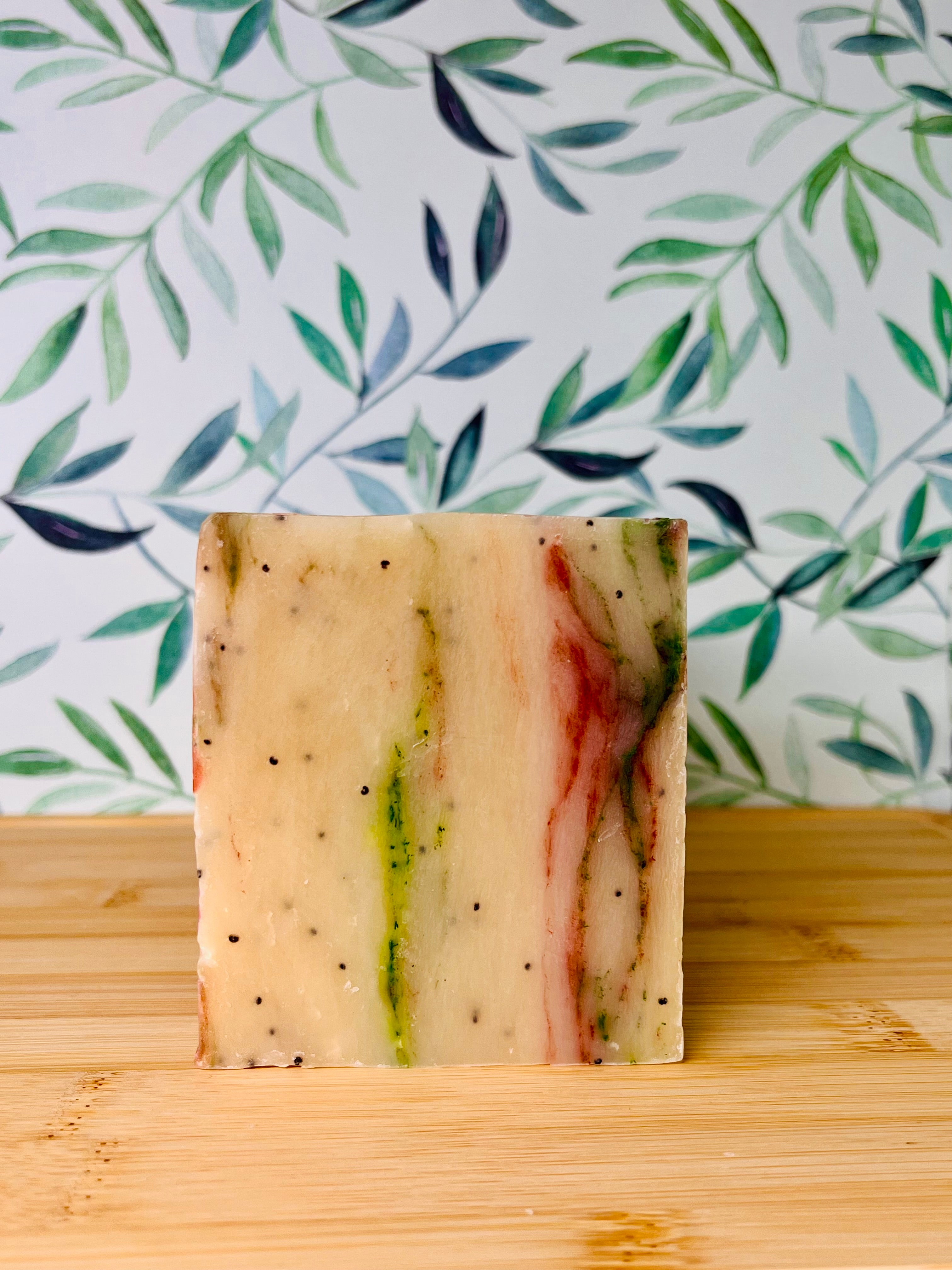 Holiday Cheer Bar Soap 1". Olive Oil and Shea Butter