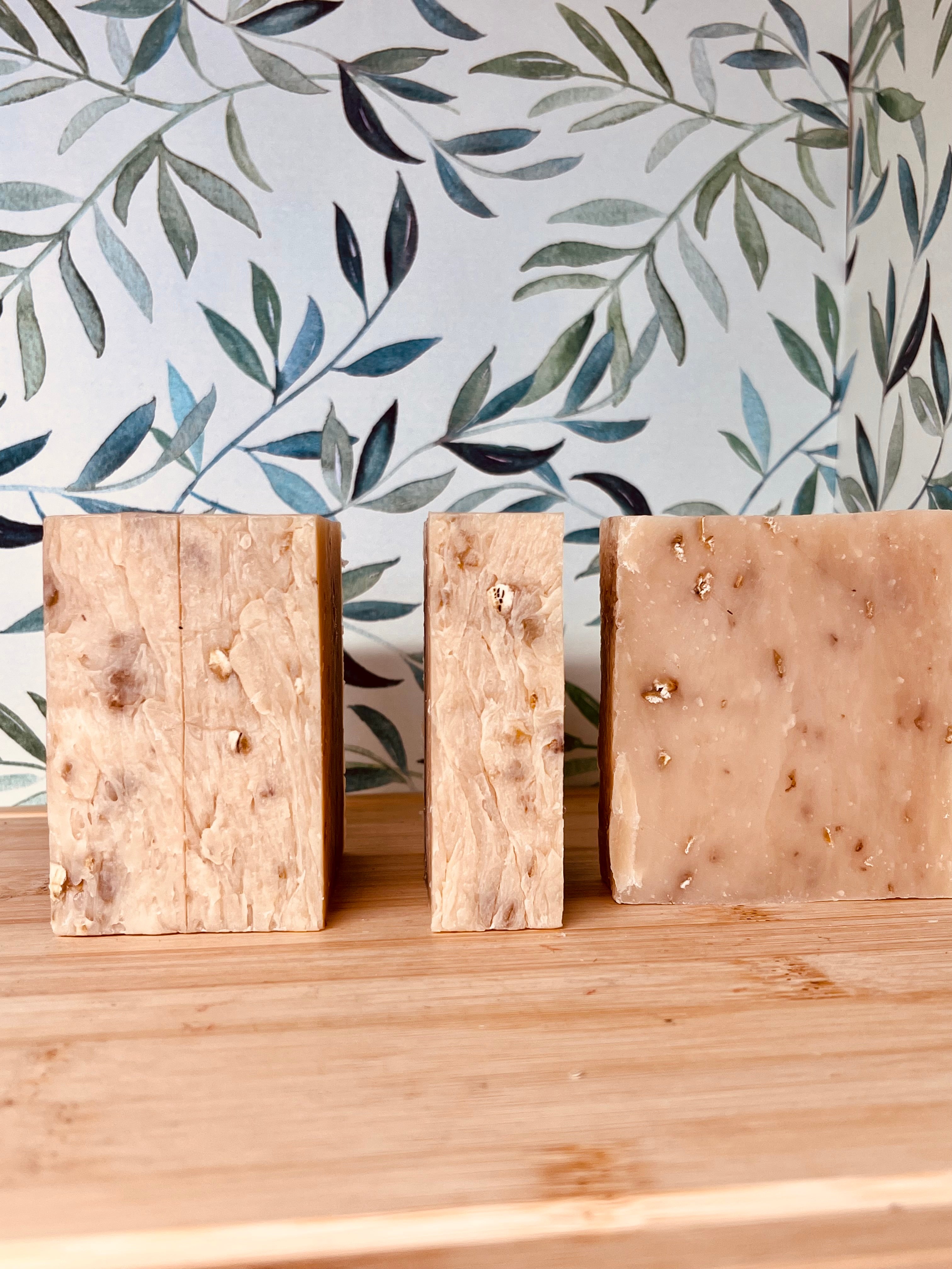 Unscented Oatmeal Goat Milk Soap 1"