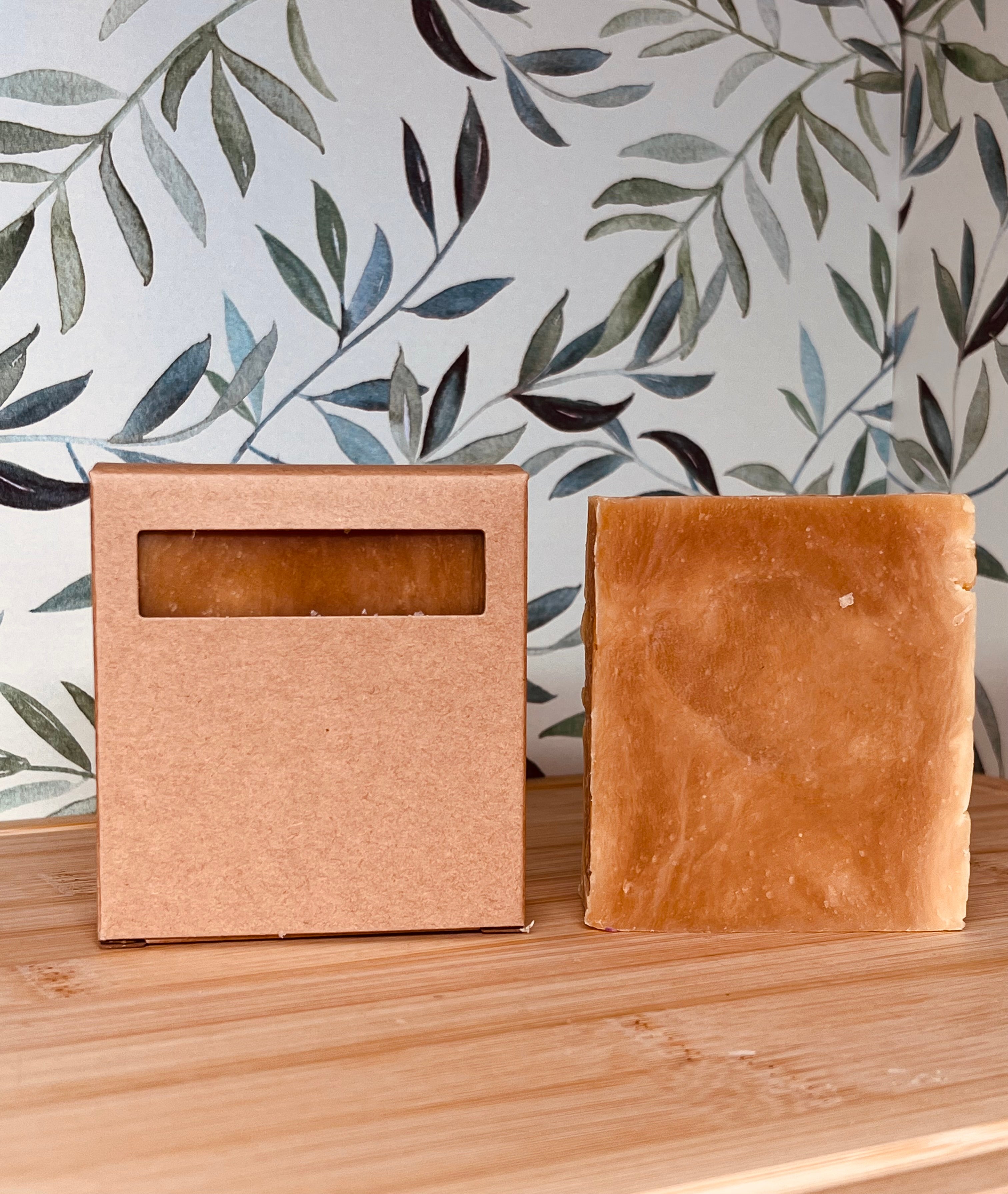 Orange Lemon Grass Goat Milk Soap 1"