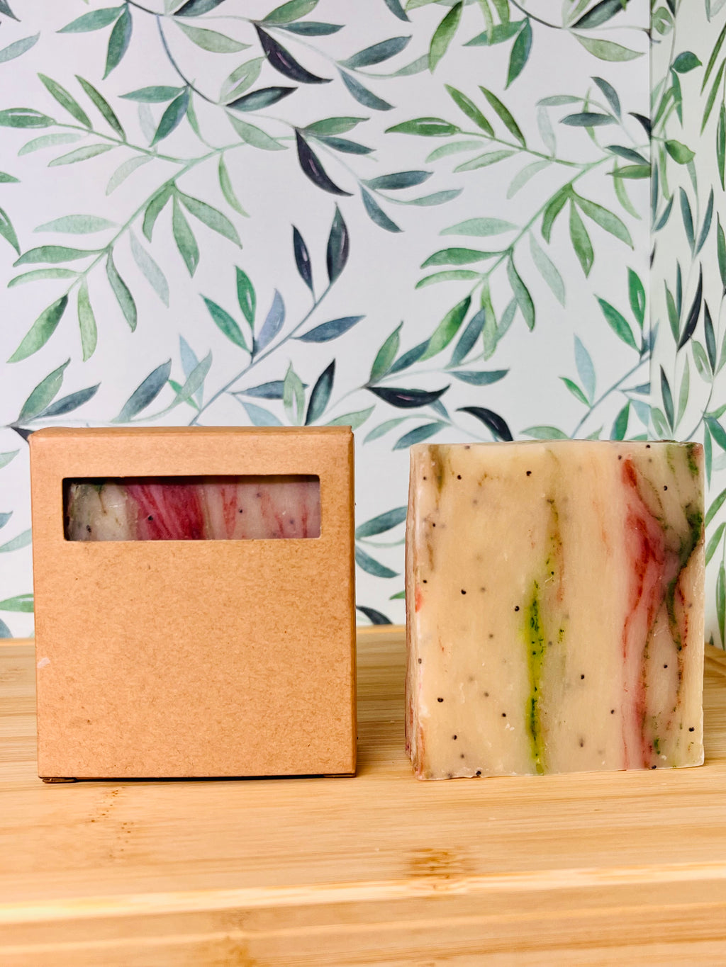 Holiday Cheer Bar Soap 1". Olive Oil and Shea Butter