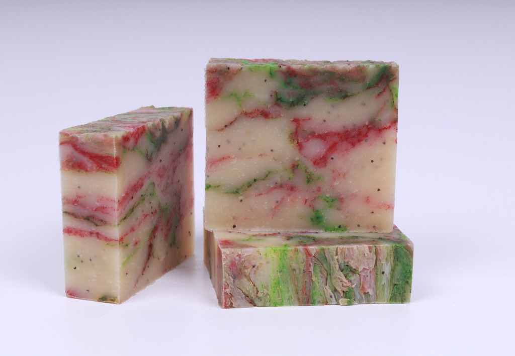 Holiday Cheer Bar Soap 1". Olive Oil and Shea Butter
