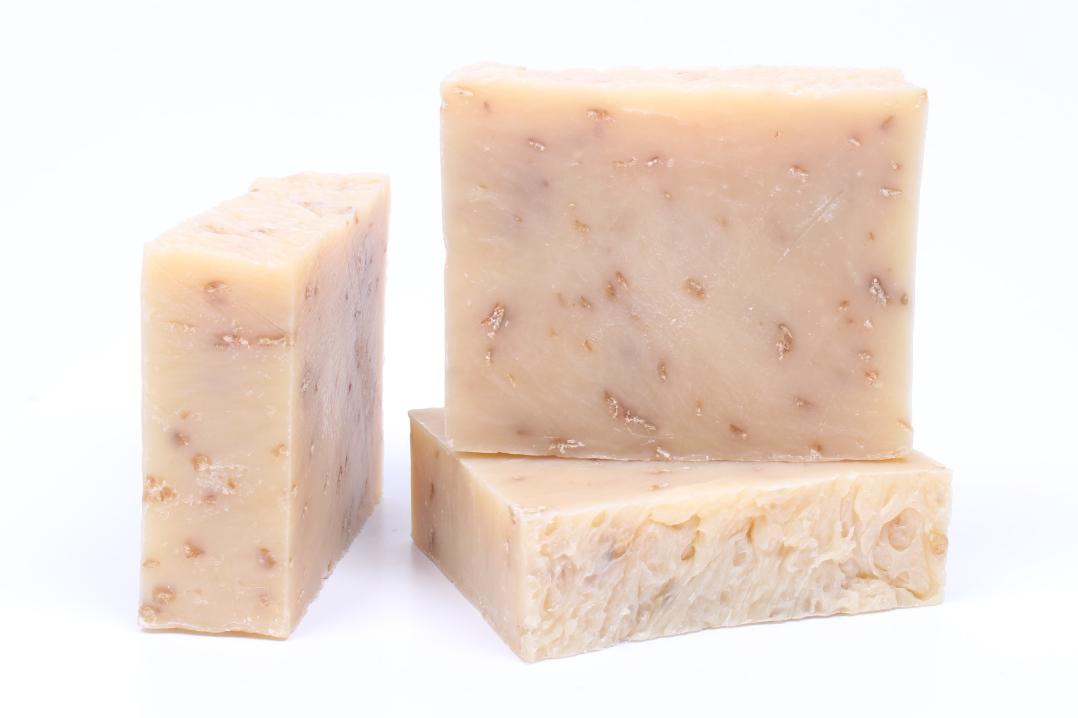Unscented Oatmeal Goat Milk Soap 1"